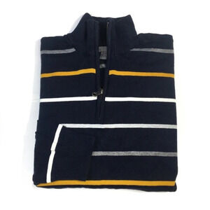 SW1 Old Navy Preppy Half Zip Striped Sweater XL